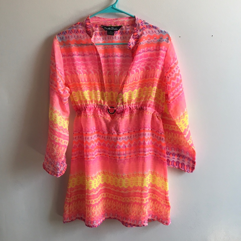 Double Decker bathing suit cover up medium